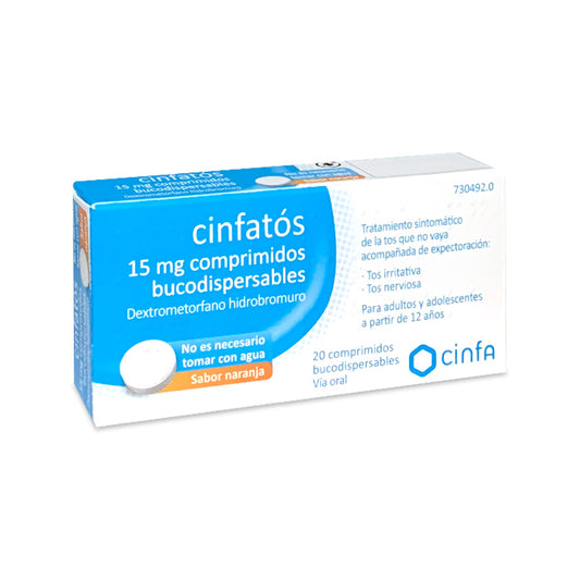 Cinfatos 15 mg, 20 Oral Dispersible Tablets