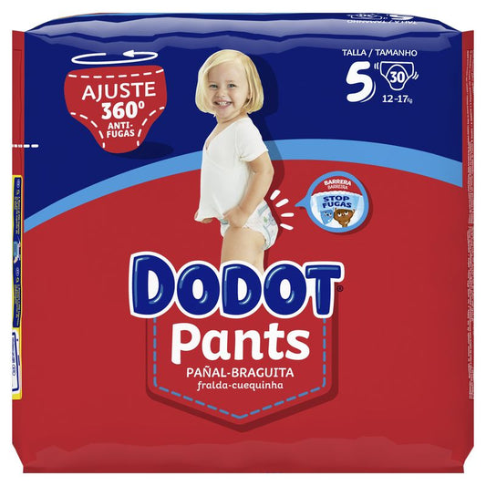 Dodot Pants Nappy Panty Size 5 (12-17 Kg), 30 pieces