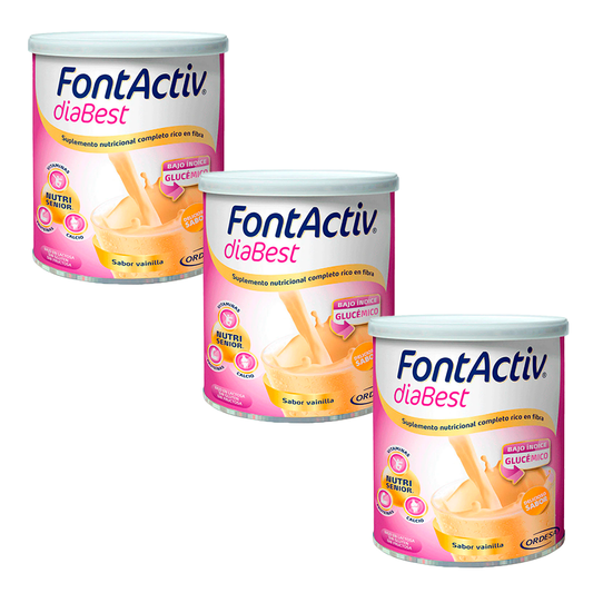 FontActiv Diabest Pack Vanilla, 3x400 g