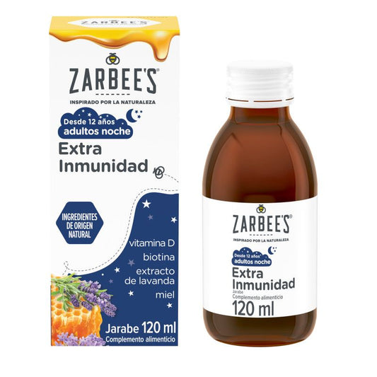 Zarbee'S Adult Night Syrup Extra Immunity With Honey, Lavender & Vitamin D , 120 ml