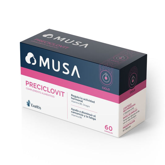 Musa Preciclovit Premenstrual, 60 capsules