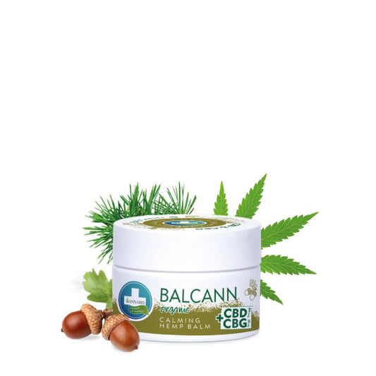 Balcann CBD + CBG Organic Oak Bark Balm 2 in 1, 50 ml