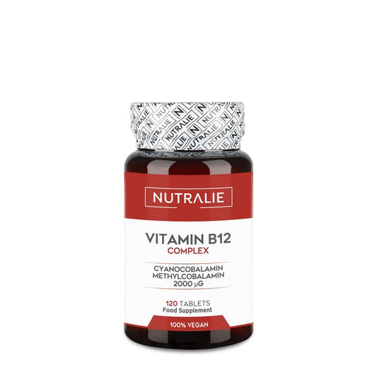 Nutralie Vitamin B12 Complex 2000 Mcg Tiredness , 120 tablets