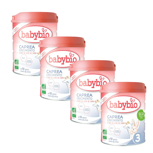Babybio Pack Caprea 3 Goat Milk From 12 Months, 4 x 800 g