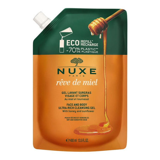 Nuxe Rêve De Miel® Dermatological Cleansing Gel Eco-Refill 400Ml