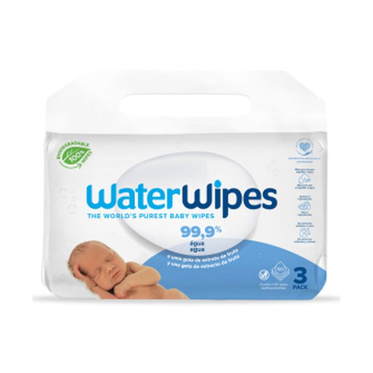 Waterwipes Biodegradable Baby Wipes, 3x60, 180 pcs.
