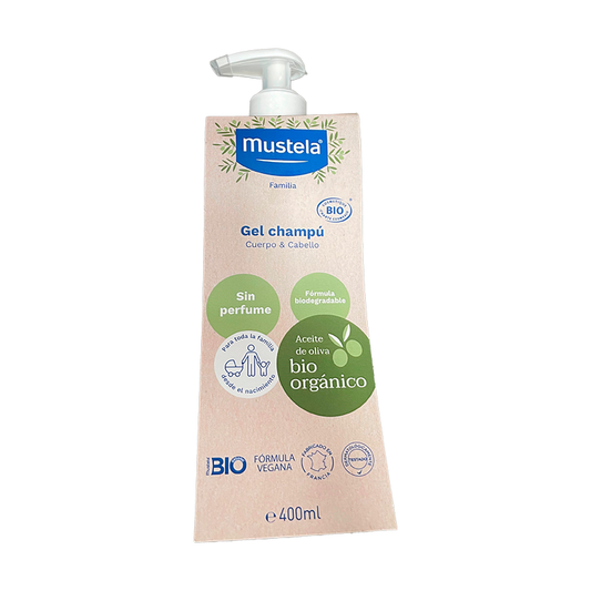 Mustela Organic Shampoo Gel, 400 ml