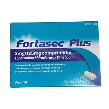 Fortasec Plus 2/125 mg 12 tablets