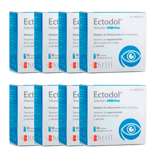 Pack X 8 Ectodol Ophthalmic Solution 0,5 Ml 30 Single Doses