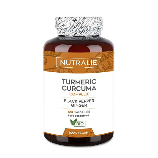 Nutralie Turmeric Complex Ginger & Organic Black Pepper , 120 capsules