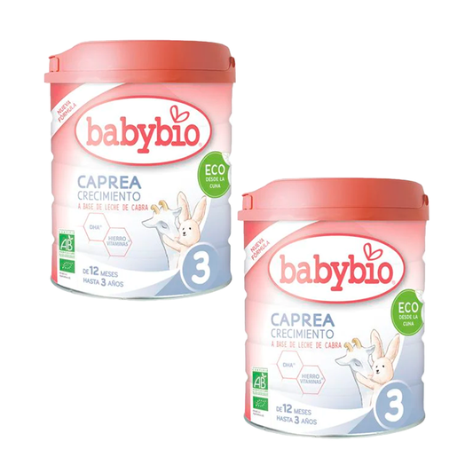 Babybio Pack Caprea 3 Goat Milk From 12 Months, 2 x 800 g