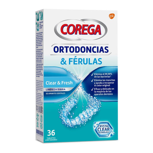 Corega Orthodontics and Splints, 36 Tablets