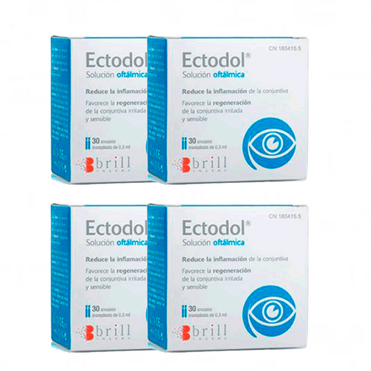 Pack X 4 Ectodol Ophthalmic Solution 0,5 Ml 30 Single Doses