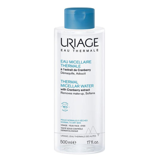 Uriage Thermal Micellar Water for Normal to Dry Skin 500 ml
