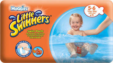 Huggies Little Swimmers Size 5-6 (12-18 Kg), 11 Units