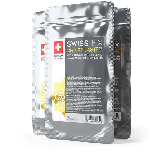 Swiss Fx 3 Patches With 20 Mg Of Cbd Swiss Fx, 20mg / 3 Units