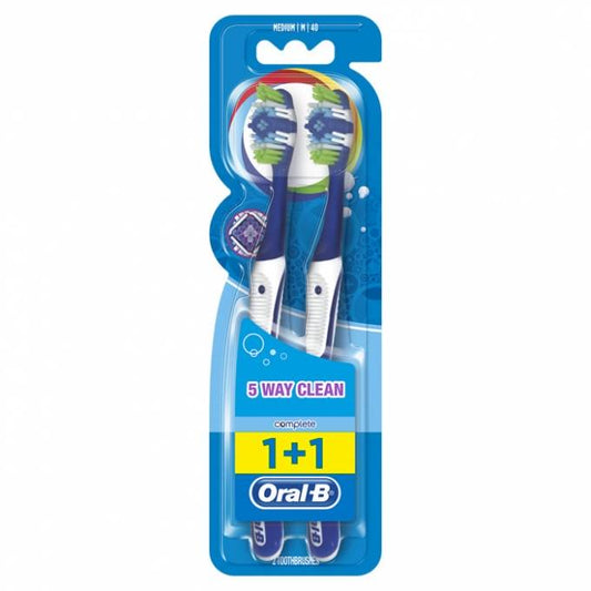 Oral-B Complete 5 Ways Toothbrush , 2 pieces