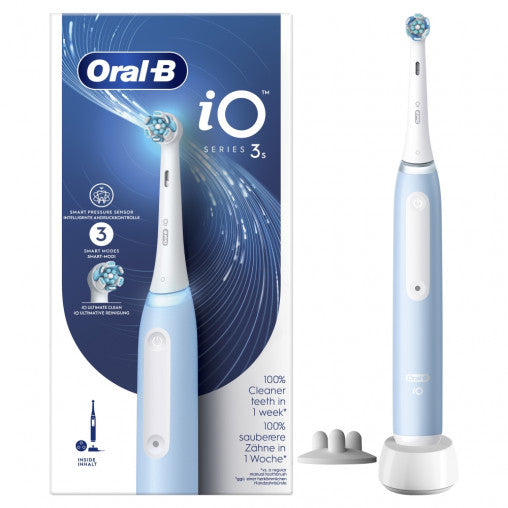Oral-B Braun Braun iO3S Electric Toothbrush Ice Blue