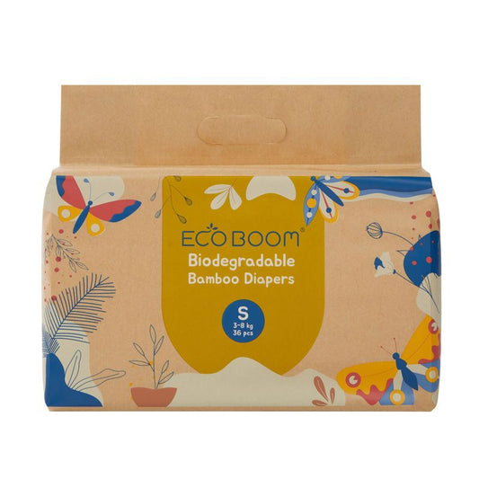 Eco Boom Bamboo Nappies Joy S 2, 36 pcs.