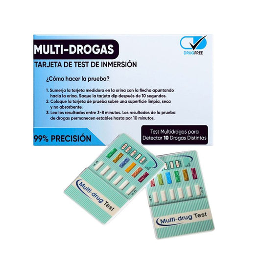 Surgicalmed Tezaro Pharma 10-Drug Urine Rapid Multi-Drug Test With Dip Card, 1 unit