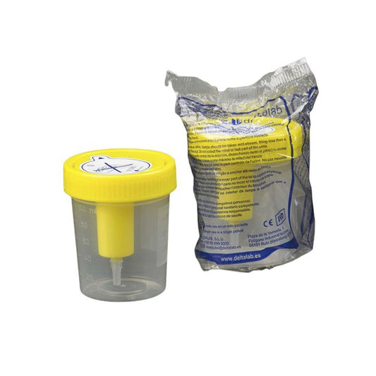 Surgicalmed Enfa 120 Ml Vacuum Urine Collector Container - Yellow (Test Tube Not Included), 1 unit