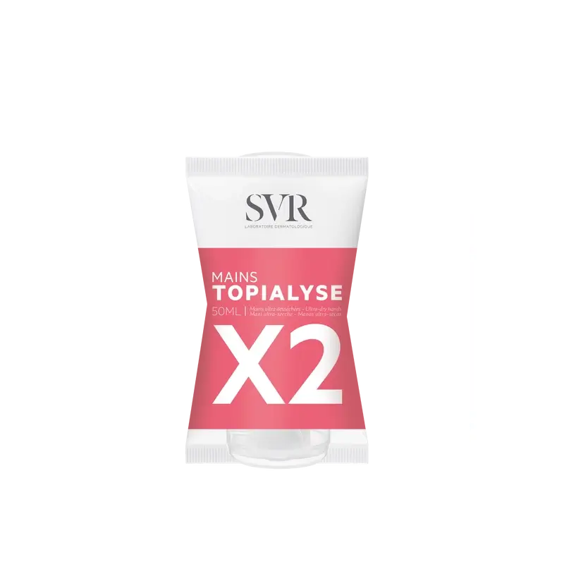 SVR Topialyse Nourishing Hand Cream, 2x50 ml