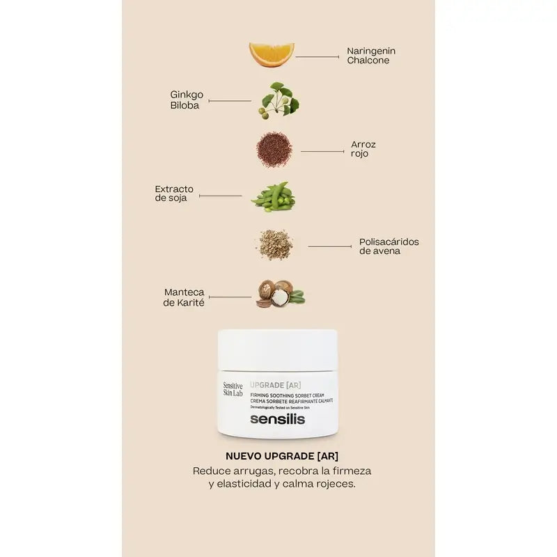 Sensilis Upgrade Ar Firming and Soothing Sorbet Cream 50 ml