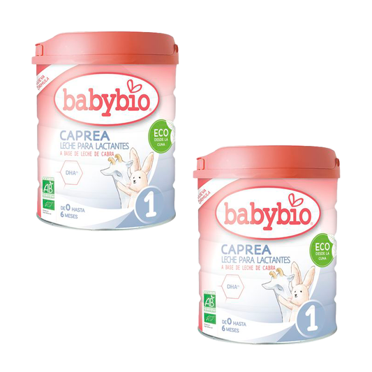 Babybio Pack Caprea 1 Goat's Milk 0-6 Months, 2 x 800g