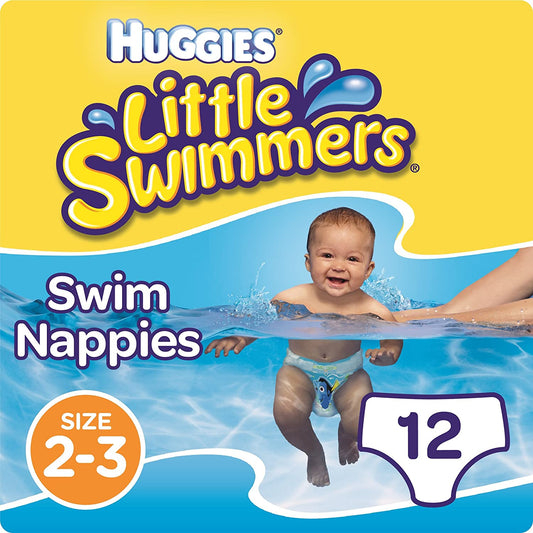 Huggies Little Swimmers Size 2-3 (3-8 Kg), 12 Units