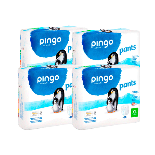 Pack 4 X Pingo Ecological Nappies, Size 6 (26 Units)
