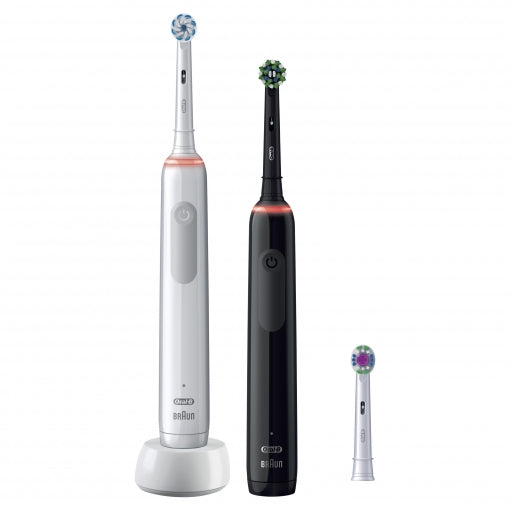 Oral-B Braun Braun Pro 3 Duo Electric Toothbrush White/Black