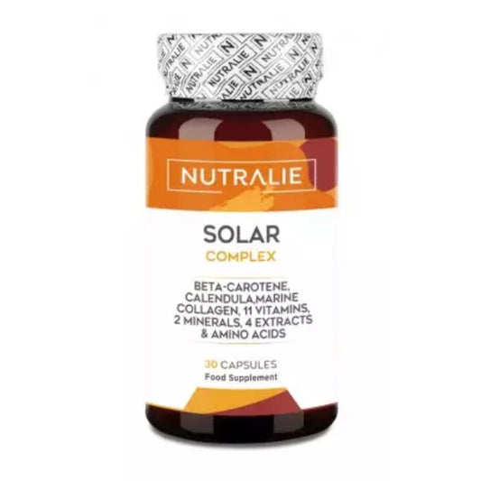 Nutralie Solar Complex with Collagen Tanning and Protection 30 Capsules.