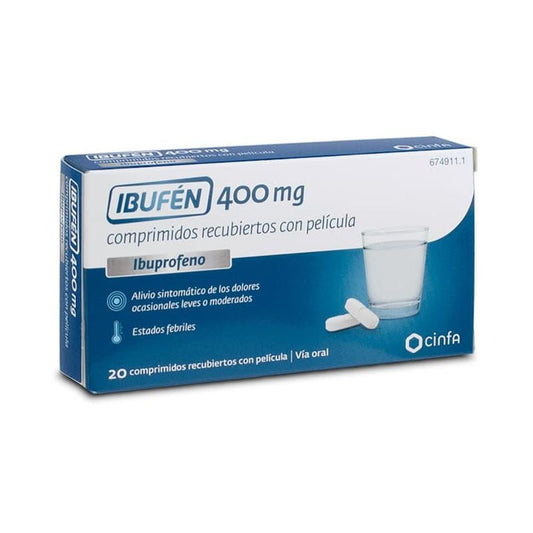 Ibufen 400 mg, 20 Film-coated Tablets