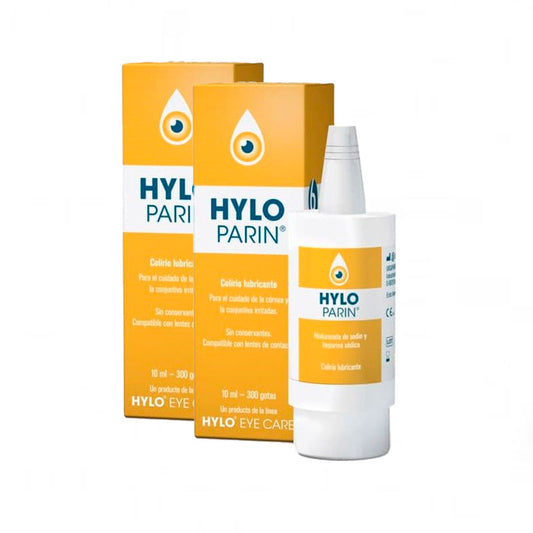 Pack 2X Hylo Parin Lubricant Eye Drops, 2x10 ml