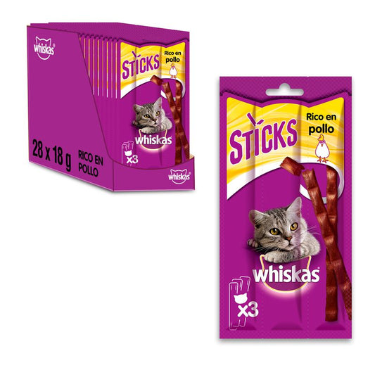 Whiskas Sticks Chicken 28X18Gr Bag