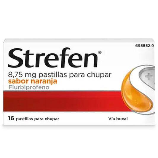 Strefen Orange, 16 lozenges, for sucking