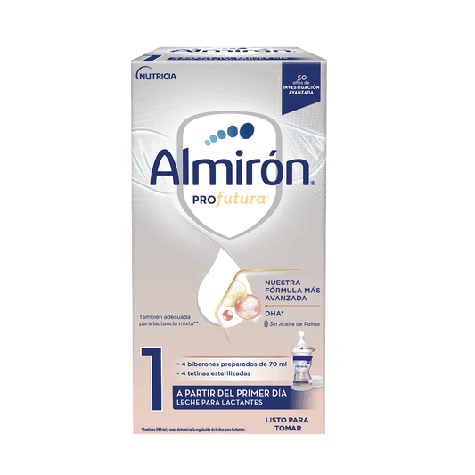 Almirón Profutura 1 Mini Bottles, Baby Starter Milk from Day One, 4x70ml, 280ml