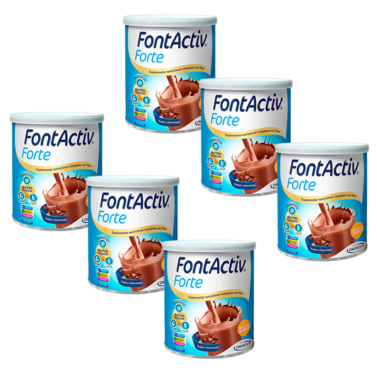 FontActiv Pack Forte Chocolate, 6x800 grams