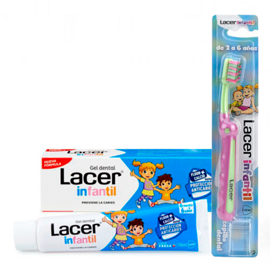 Lacer Children's Pack (1 toothpaste + 1 toothbrush)