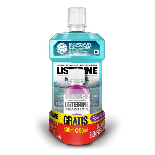 Listerine Menthol 500Ml + Ct 95Ml