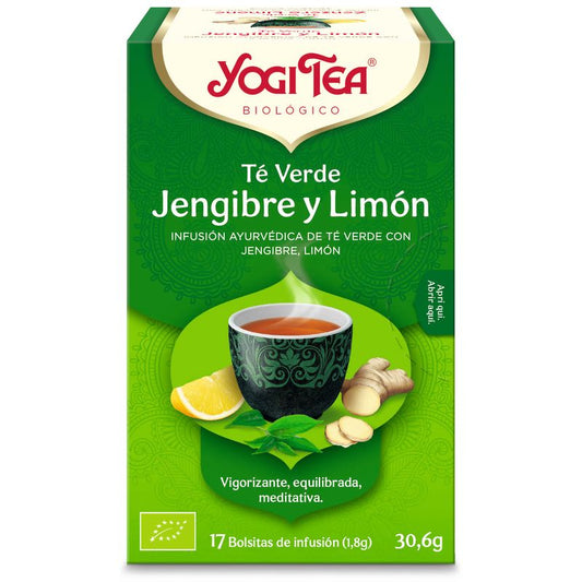 Yogi Tea Yogi Tea Green Tea Ginger & Lemon, 17 X 1,8 Gr