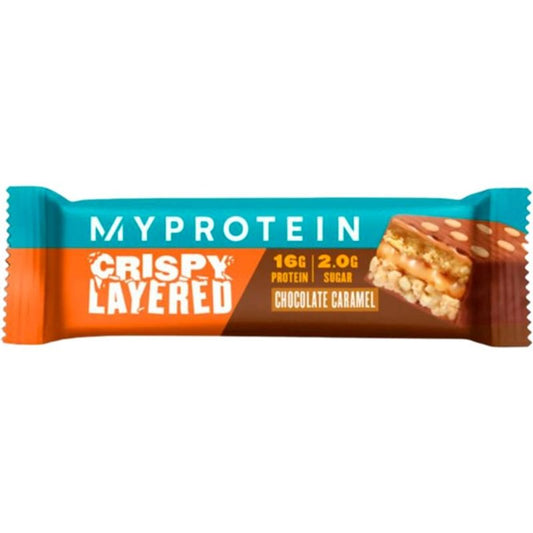 Myprotein Crispy Layered Caramel & Chocolate Bar, 58g