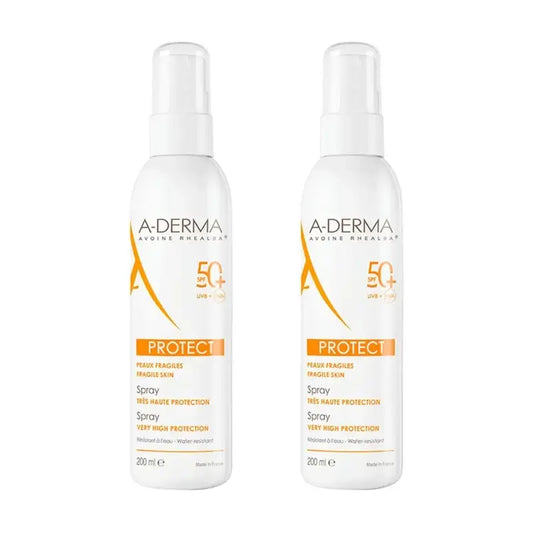 A-Derma Aderma Protect Sun Spray Spf50+ 200 Ml + Aderma Protect Sun Spray Spf50+ 200 Ml