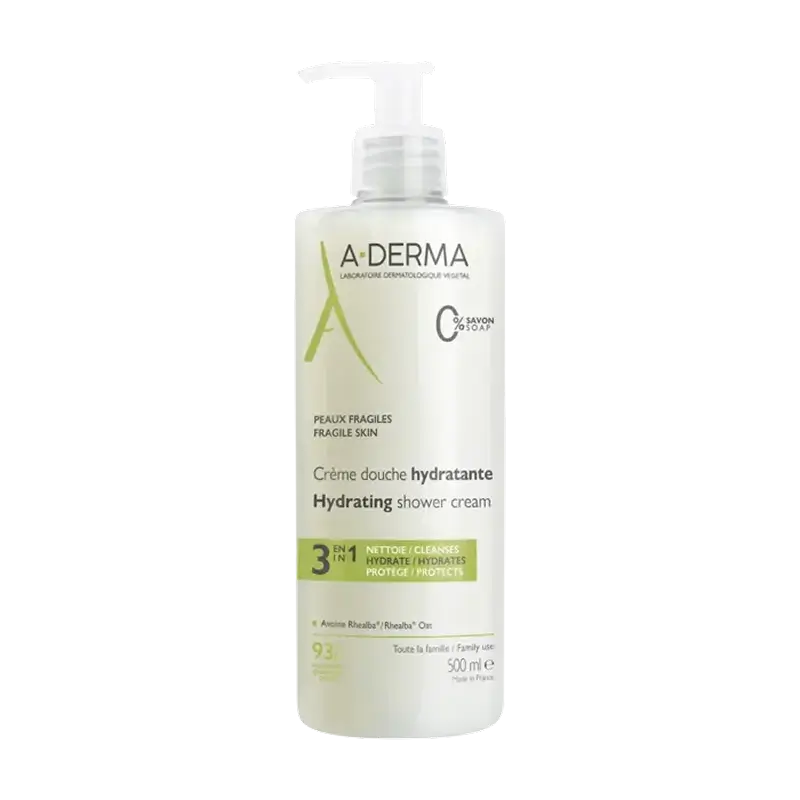 A-Derma Moisturising Shower Cream 500Ml