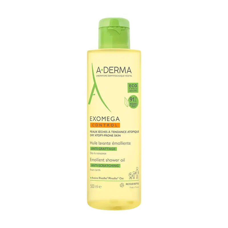 A-Derma Exomega Control Emollient Shower Oil 500 ml