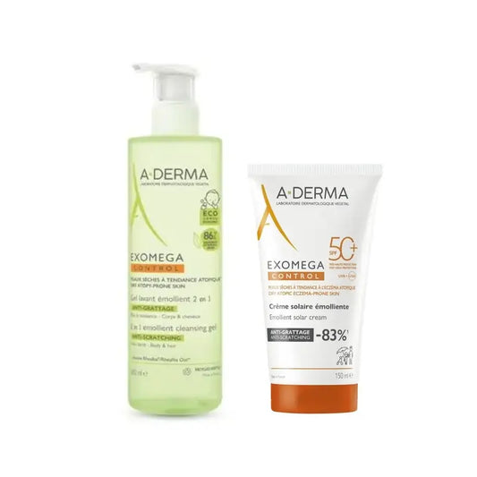 A-Derma Exomega Exomega Gel 2 In 1 + Exomega Spf50+