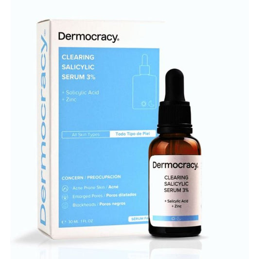 Dermocracy Clearing Salicylic Serum 3% Salicylic Acid + Zinc , 30 Ml