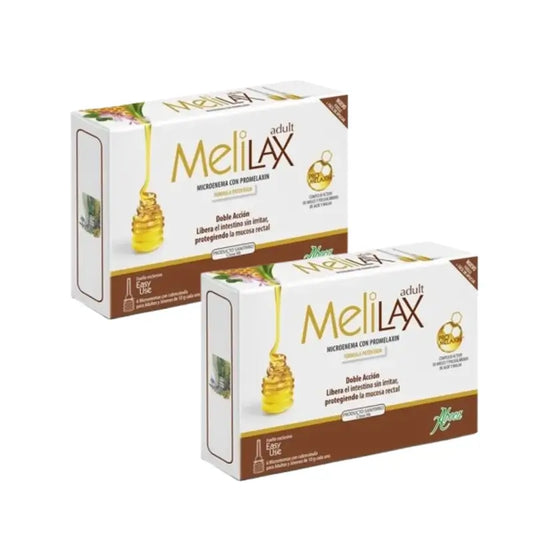 Aboca Melilax Adult, 2x6 Microenemas of 10 grams