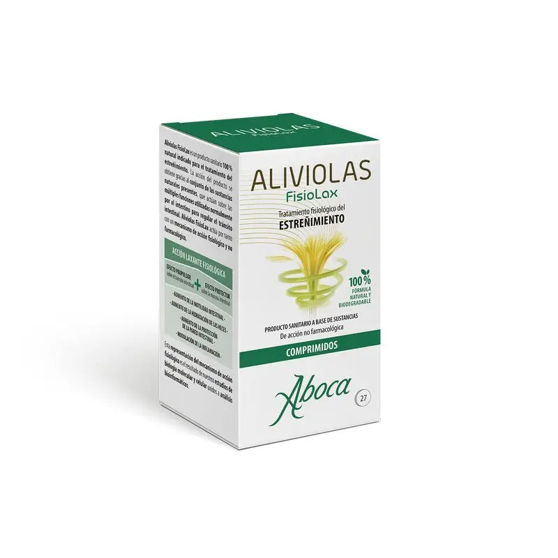 Aboca Aliviolas Fisiolax Constipation, 27 Tablets