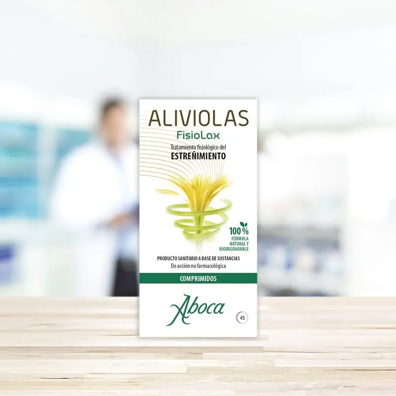 Aboca Aliviolas Fisiolax Constipation, 45 Tablets